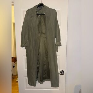 Women’s  Olive Green Trench Coat